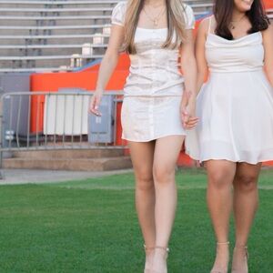 White Dress, perfect for graduation